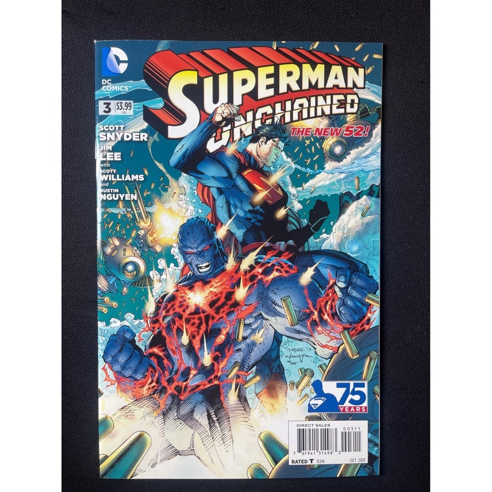 Superman Unchained 3 The New 52‎ DC Comics 2013 Snyder Jim Lee